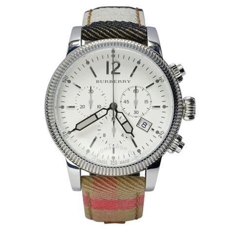 burberry bu7820|Burberry Chronograph White Dial House Check .